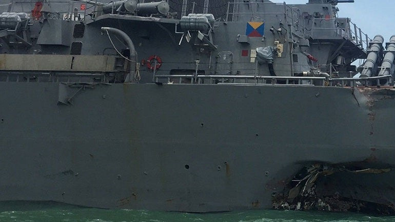 Προβλήματα εκπαίδευσης είχαν τα πληρώματα των αμερικανικών αντιτορπιλικών που συγκρούστηκαν στον Ειρηνικό